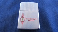 USED VINTAGE 1971 STROEHMANN BREAD ADVERTISING ZIPPO LIGHTER picture