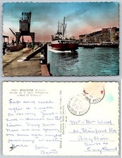 1930 Boulogne-sur-Mer Port Postcard, Maid Of Orléans Ship, France picture