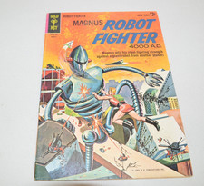 Vintage MAGNUS ROBOT FIGHTER #3 Comic Book Gold Key 1963 VG/F Silver Age picture