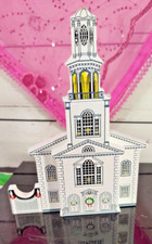 1994 Shelia's Collectables Christmas Old First Church Bennington Vermont picture