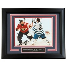Sergei Bobrovsky Autographed Florida Panthers (Goalie Fight) Framed 8x10 Photo - picture