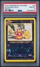 * NEW CERT * 2001 POKEMON SOUTHERN ISLANDS PROMO #14 SLOWKING-HOLO PSA 8 picture