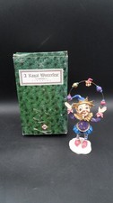 Russ Court Jester Figurine Royal Winterfest Hand Painted Valerie Garber 16782 picture
