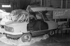 Meadows Frisky Microcar Motor Show 1957 Car Old Photo 3 picture