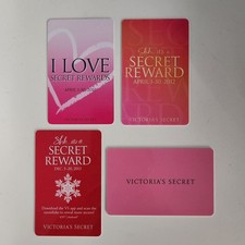 Victoria's Secret Discount Secret Reward Card Lot 2010 2012 2013 Used EXPIRED  picture