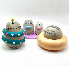 Lot of 3 Pusheen Box Exclusive Vinyl Figures Gaming Friends Christmas Donut picture