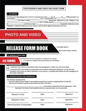 Photo and Video Release Form Book: For Photographers and Beauticians to Obtain C picture