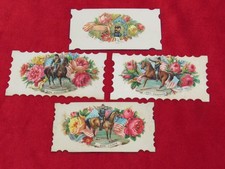 Victorian Generals Grant, Logan, Sherman & Hancock Embossed Calling card. picture