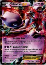 Mewtwo EX 62/162 2015 Pokemon XY BREAKthrough Rare Holo EX picture
