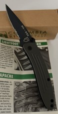 Vintage CRKT 7011M Apache III MIL-HRE ATS-34 Serrated Knife NOS Box picture