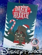 2026 Disney Parks Star Wars Santa Darth on A Hearth Darth Vader Plush Toy NEW picture