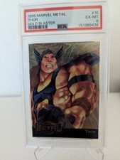 1995 Marvel Metal Thor Gold Blaster #15 of 18 PSA 6 picture