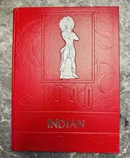 Vintage 1990 “Indian” Shattuck High School Oklahoma Yearbook picture