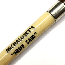 c1960s Merrill, Iowa Michalosky's Bar / Tavern Advertising Ballpoint Pen Tap G35 picture