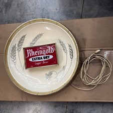 Vintage Rheingold Extra Dry Lager Beer Lighted Bar Sign 16” Works – Wall Mount picture