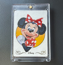 Topps 2025 Disneyland 70th Anniversary Original Sketch Minnie Mouse Auto 1/1 picture