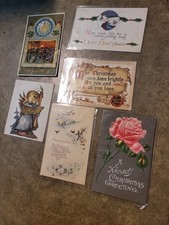Lot 47 Rare Christmas Holiday Santa Claus Vtg Postcards Early 1900's Nice Shape picture