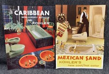 Vintage 1970’s KOHLER Caribbean & Mexican Sand Brochure Sales Retro Kitsch picture