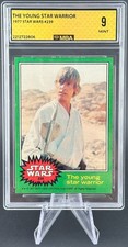 LUKE SKYWALKER 1977 TOPPS STAR WARS #239 THE YOUNG STAR WARRIOR MBA 9 Q6995 picture