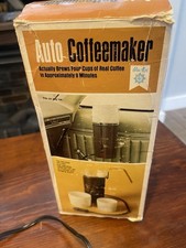 Vintage Bon-Aire Auto Coffeemaker CM-185 12V Car Coffee Maker Box Instructions picture