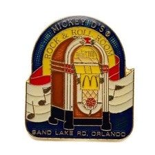 RARE Mickey D’s Rock & Roll Room Sand Lake Rd Orlando Florida Pin 1996 McDonalds picture