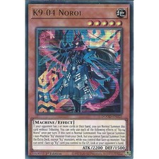 Yu-Gi-Oh TCG K9-04 Noroi 1st Edition Ultra Rare Near Mint Condition DOOD-EN025 picture