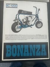 Bonanza Mini Bike original brouchre BC1200 picture
