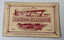 ATQ 19th-C Tourist View-Packet Postcards Views on the St. Lawrence T. Nelson Son picture