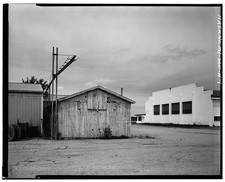Lansing Michigan Capital City Airport Wood Garage 1960s Aviation Building picture