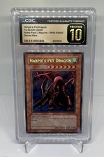 2025 YU-GI-OH HARPIE’S PET DRAGON RP02-EN093 ENG RETRO PACK 2 CGC PRISTINE 10 picture