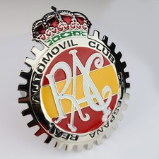 RAC Royal Automovil Club de Espana Spain Grill Badge 1960s VINTAGE Style Emblem picture