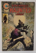 BARON WEIRWULF'S HAUNTED LIBRARY # 26 TOM SUTTON COVER Charlton Comic 1976 KEY picture
