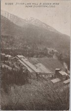 Silver Lake Mill Aspen Mine Silverton Colorado CO Mining Tammen 1912 Postcard picture
