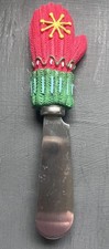 Vintage Boston Warehouse Christmas Mitten Cheese Butter Spreader picture