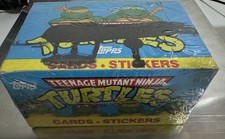 1989/90 Topps Teenage Mutant Ninja Turtles Series 1 Sealed 24 Pack Booster Box picture