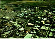 Aerial View Of Arizona State University Tempe Arizona Postcard picture