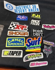 Lot Of 15 Vintage Motocross Stickers AXO Fox Answer Camel Supercross  picture
