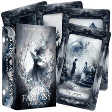 Dark Fantasy Tarot Deck 78 Cards Guidebook Gothic 12x7cm 4.7x2.8in picture