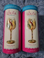 Lolita Hand painted wine glass