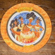 1997 McDonald’s Disney Hercules The Muses Sing for Your Supper Plate Orange picture