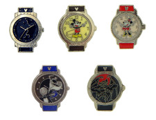 Disney Character Wrist Watch Pins Collection 5 Specific Park Trading Pin Set New picture