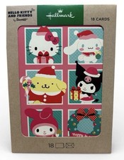 Hallmark Hello Kitty and Friends Christmas Card Set of 18 with Envelopes New picture