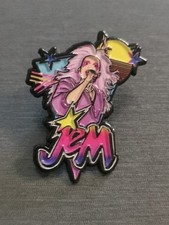 JEM TV SERIES JEM AND THE HOLOGRAMS HASBRO pin Badge Patch New High Quality picture
