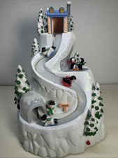 Avon Lighted Musical Winter Skigloo Penguins Snowman Bear