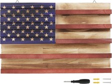 5 Row Military Coin, Wooden Coin Display Stand Challenge Coin American Wall Rack picture