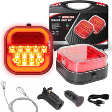 [2024 Upgrade] Wireless Trailer Lights for Towing - Rechargeable LED Tail Light picture