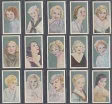 1934 GODFREY PHILLIPS LTD. FILM FAVOURITES 50 TOBACCO CARD SET picture