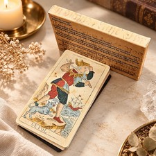 Tarot Du Canular 1749 Vintage Tarot Cards, 22 Major Arcana, 10.5*6Cm Antique Fre picture
