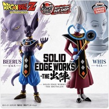 Dragon Ball Super SOLID EDGE WORKS THE出陣 Beerus & Whis Figure Set [New JP anime picture
