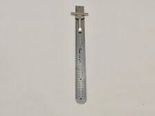 STAINLESS DECIMAL EQUIVALENTS POCKET RULER; CENTRAL TOOLS picture